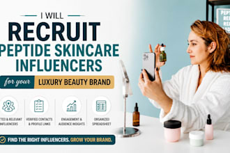 recruit biohacking micro influencers for peptide product launches