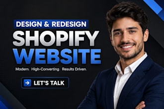 design a modern shopify ecommerce store