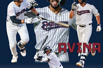 create a sports edit graphic