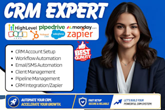 do zoho one gohighlevel monday CRM jobber and zoho fsm automation
