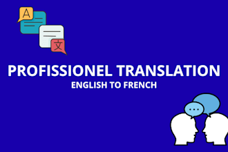 translate french to english  or english to french and