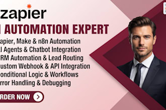 be your zapier, make, n8n and ai automation expert for crm and workflow setup