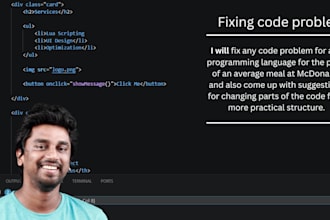 organize your script in any programming language