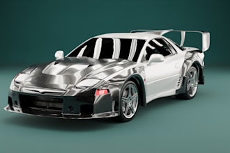 design your car body kit for fabrication or 3d printing