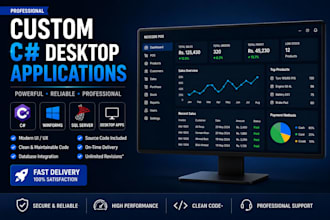 develop custom c sharp desktop application