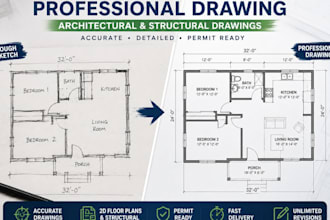 draw your house architect plans, house plans and blueprint drawings in autocad