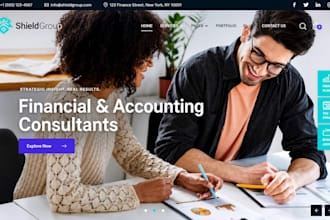design wix insurance agency website broker company website