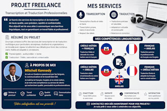 transcription and translation english to french