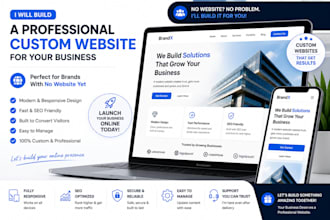 build a professional custom website for your business