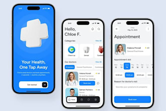 build telemedicine website and app, doctor appointment app, medicine delivery