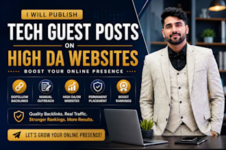 build tech backlinks with premium tech guest post sites