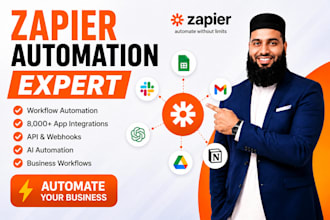 build zapier automation, ai workflows, and API integrations