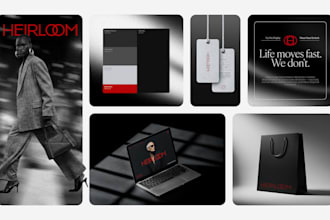 design a complete brand identity and brand guidelines