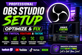 set up and optimize your obs studio