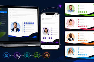 make html clickable animated company email signature for all staffs in 24 hours