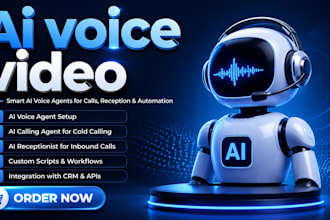 build ai voice agent, vapi calling bot and ai receptionist for automation