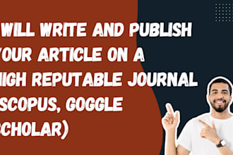 write and publish your article in google scholar and scopus indexed journals