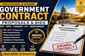 write government contract proposals  rfp tender responses capability statement