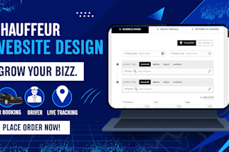 build a chauffeur website with limo, taxi booking system and online payments