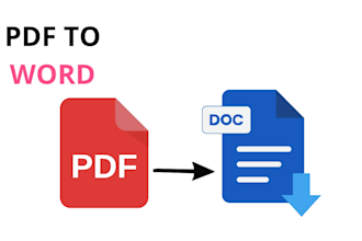 manually convert PDF to editable word document