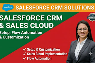 do salesforce crm setup sales cloud flow automation customization