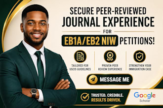 fulfill peer review and judging criteria eb1a, niw petitions