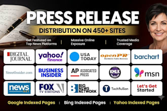 professional press release distribution and press release writing for SEO USA UK