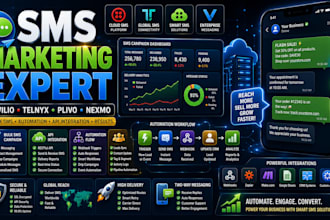 telnyx twilio sms marketing plivo nexmo bulk sms campaign automation integration