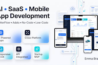 build saas ai no code low code flutterflow adalo mobile app developmentn lovable