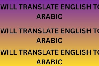 professionally translate books from english to arabic