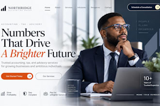 design squarespace accounting firm website bookkeeping cpa consultation booking