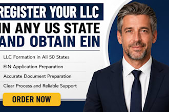 register your llc in any US state and obtain ein for your business