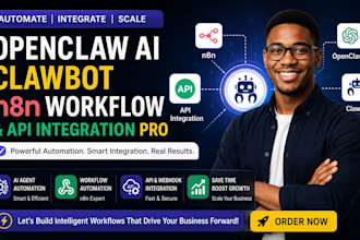 openclaw ai  clawbot  n8n workflow and API integration pro