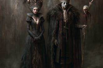 horror dark fantasy female male character desing