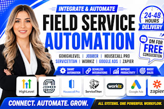integrate gohighlevel jobber housecall pro servicetitan workiz google ads zapier