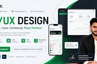 design fintech banking app UI UX in figma for ios android