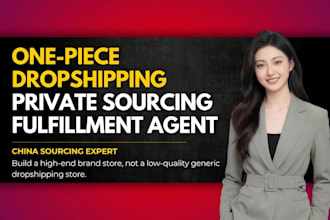 be high end dropshipping agent, reliable private sourcing and fulfillment agent