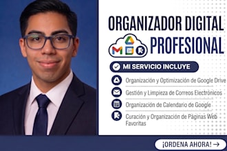 organizar tu gmail, calendario, archivos y favoritos web