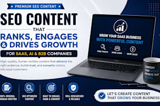 write high converting SEO content for saas, ai and b2b brands