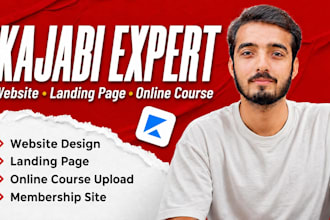 design your kajabi website and kajabi online course