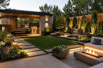 create professional 3d landscape design for backyard, garden, and outdoor space
