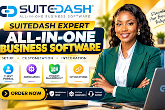 setup suitedash CRM, client portal, automation and project management, integrate