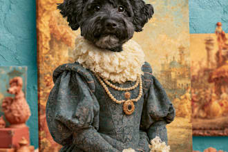 disney princess portrait female focused disney pet portrait art
