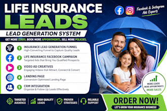 build a complete insurance lead generation funnel iul leads insurance leads