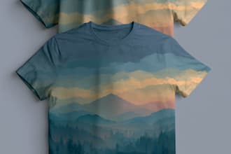 create minimalist typography and streetwear t shirt design