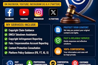 x ig banning mass report  bot takedown harassing remove copyright fb yt
