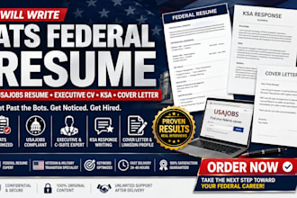 write ats federal resume usajobs resume executive cv ksa cover letter