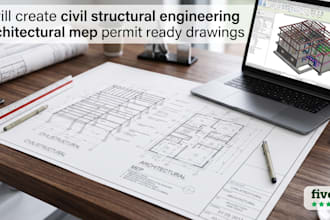 create civil structural engineering architectural mep permit ready drawings