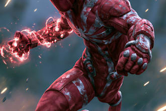 draw a superhero comic