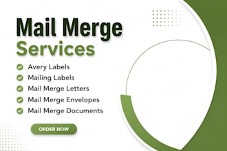 do mail merge for letters labels envelopes certificates and invitations